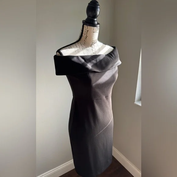 arcina ori ellery off the shoulder ponte maxi dress Hire Arcina Ori Ellery Dress Black